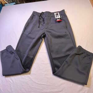 NEW Spyder Active Men's M Black Jogger Pants 12-Way Stretch Zipper Pockets BLACK